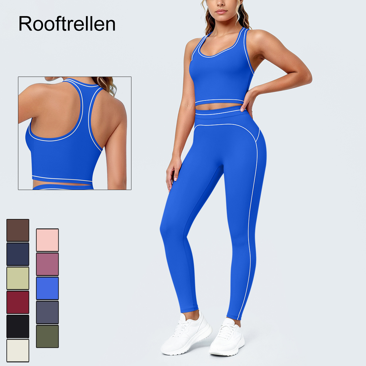 Pilates Yoga Leggings - Kadın Yazlık Spor Salonu Yoga Seti