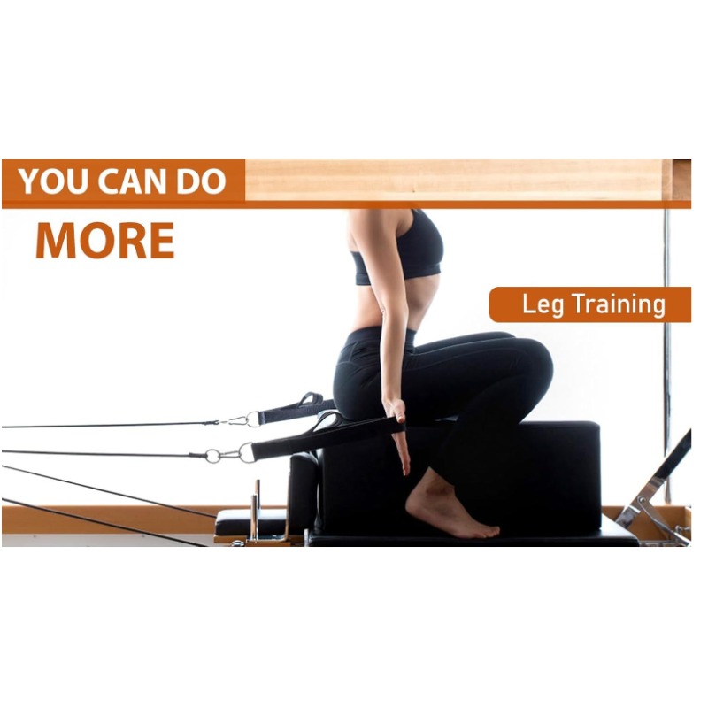 Pilates Ankle Strap - Çift Halkalı Elastik Yoga Pilates Yatağı