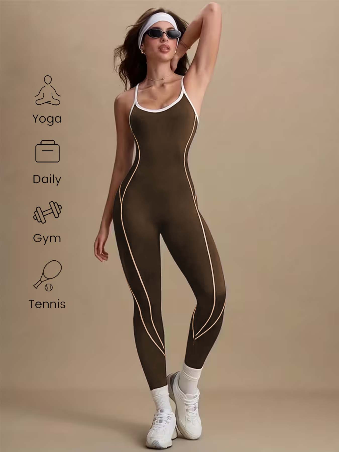 Kadın Kahverengi Göbek Kontrol - Pilates Ankle Strap incelemesi ve fiyatı