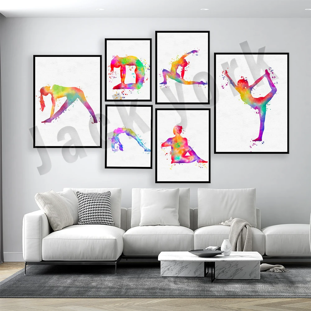 Dans kralı yoga baskısı, kadın - Pilates And Yoga Combined incelemesi ve fiyatı